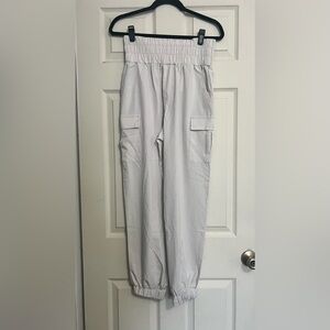 Cream Cargo Pants